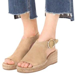 Rag & Bone | Calla Wedge Sandal Espadrille in Dune (Size 7.5)
